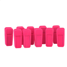 Strong Finger Clips Non Slip Colored Clothes Velvet Hangers Clip